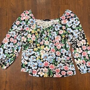 Eclair Floral Long Sleeve Blouse – Romantic Cottagecore Style